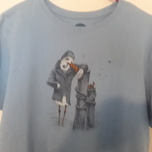 Life Is Good Crusher Tee mens medium classic fitblue w/ graphics t-shirt - Picture 2 of 5